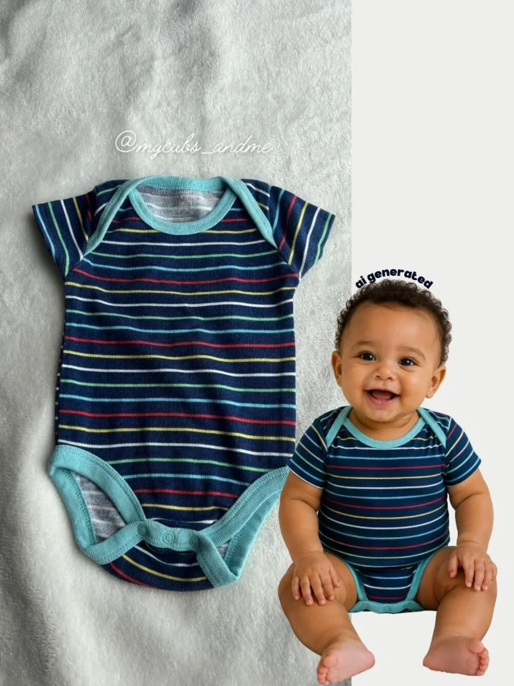 6-9M Baby Boy Onesie Bundle 5 Piece Nike Adidas Bodysuits